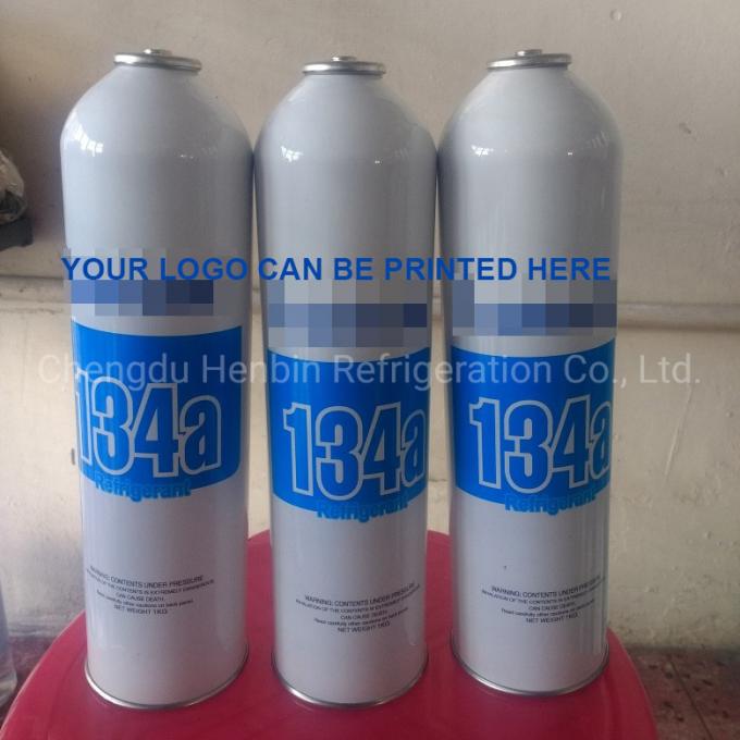 R134A Net. Wt. 1kg Two Slices Can Refrigerant Gas for Car A/C