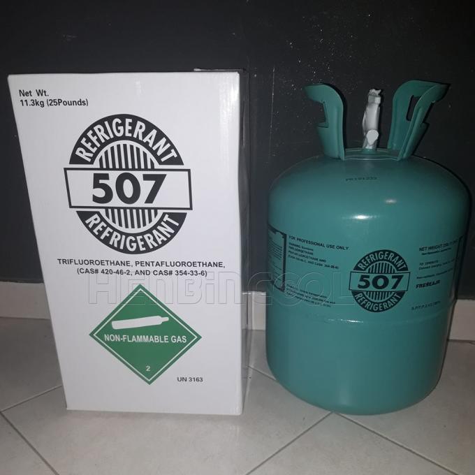 99.9% Pure Refrigerant Gas R507 in Disposable Steel Cylinder