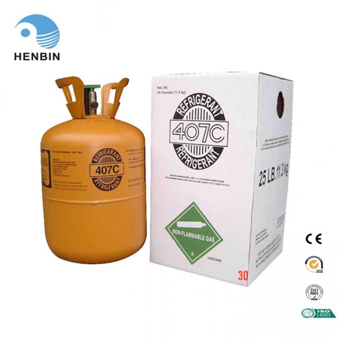 99.9% Purity R407c Air Conditioner Refrigerant Gas