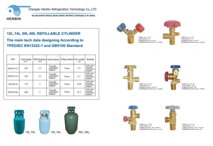 R507 Refrigerant Gas Factory Direct Sale 99.6% Purity