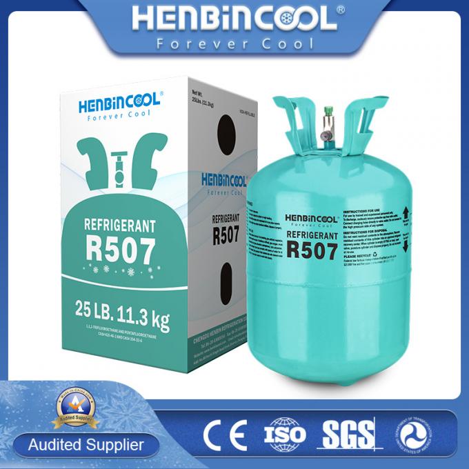 Tek kullanımlık Cyl 11.3kg R507A Soğutucu CAS 420-46-2 Endüstriyel 2