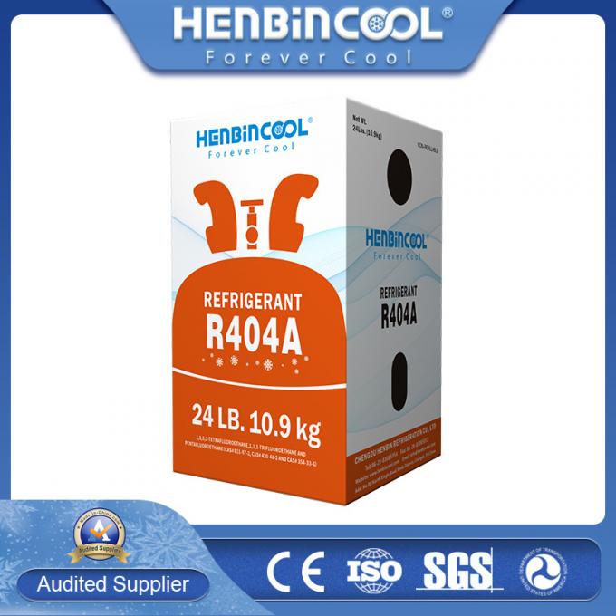 10.9kg HFCR404A Klima soğutucu gazı 99.99% saflık 0